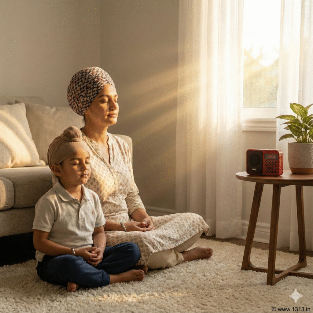 Home simran speaker (ਸਿਮਰਨ ਵਾਲ਼ਾ ਸਪੀਕਰ) with 1 memory card + 50+ hours simran